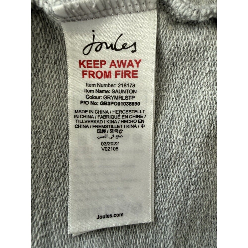 Joules Women's Large Nautical Coastal Sweatshirt Pullover Beach Activewear - Picture 10 of 13